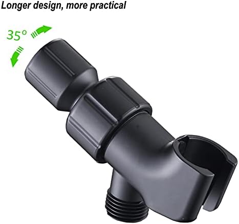 Uwerfm High Pressure Handheld Shower Head ABS Black 3 Modes