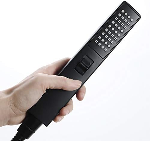 LMJYU Handheld Shower Head Set with 2 Functions Black