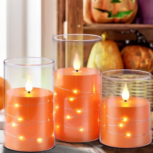 Da by Flameless Candles with Remote Control Set of 3