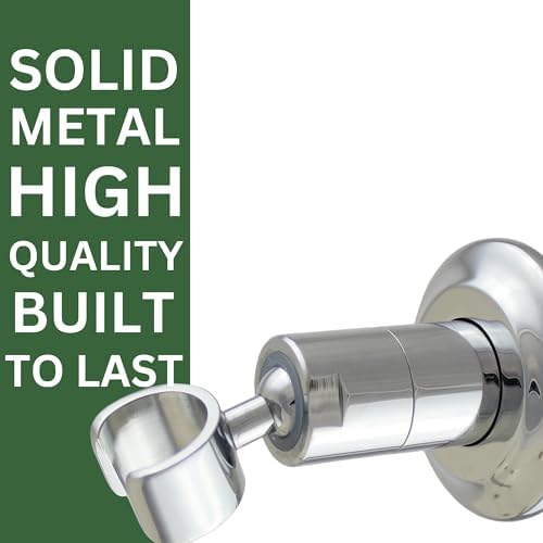 High Sierra All Metal Handheld Shower Holder - Chrome Finish