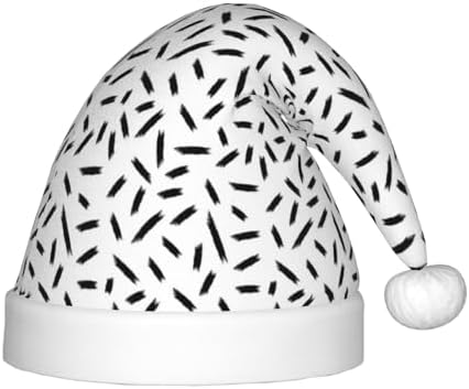 Salelf Strokes Texture Santa Hat for Kids