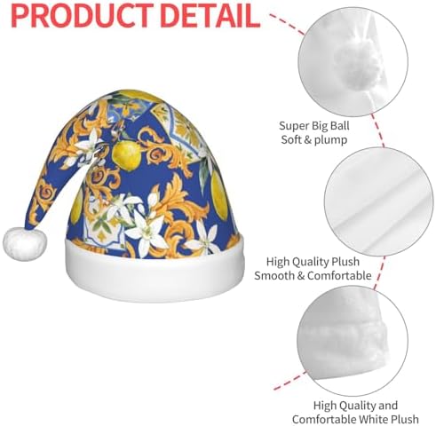 Sicilian Style Santa Hat for Kids Baby Christmas Hats