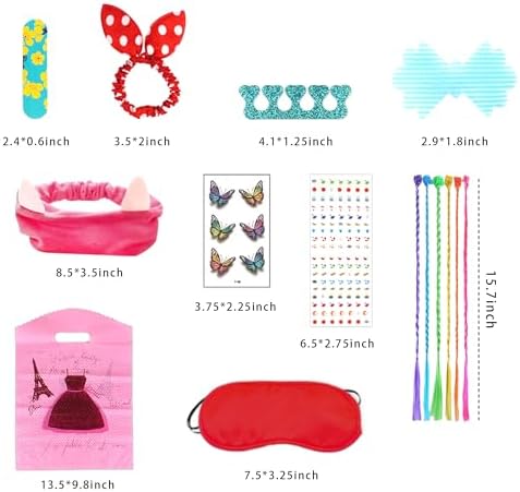 120 PCS Spa Party Favors for Girls Multi-Item Set