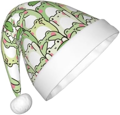 Cute Frog Santa Hat for Kids Baby Christmas Party Headwear