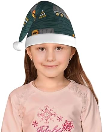 Big Machine Santa Hat for Kids Kids Christmas Hat Plush Holiday Hat