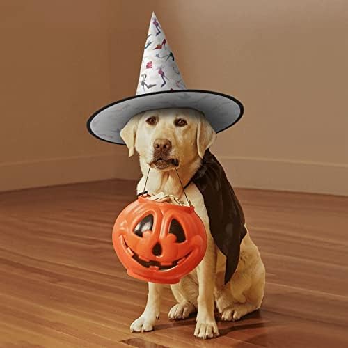 High Heel Shoes Print Witch Hat For Halloween Parties