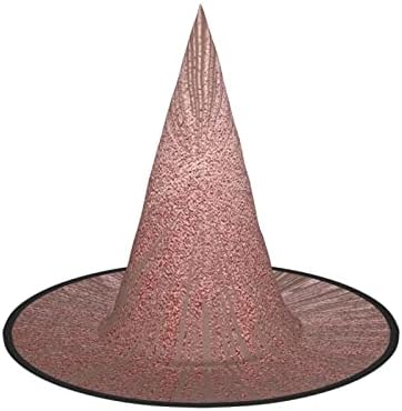 Rose Gold Red Print Witch Halloween Party Hat