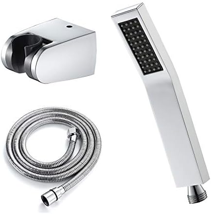 Chrome Handheld Shower Head Set with Brass Nozzle and 15M Hose