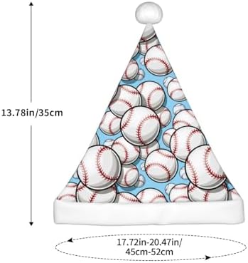 Salelf Baseball Santa Hat for Kids Christmas Party