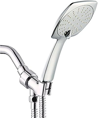 UWEREBFM High Pressure Handheld Shower Head with 15M Hose and Adjustable Buckle
