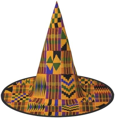 Jbyjbx African Weaving Print Witch Hat Party Costume Decor