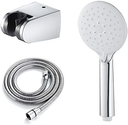 Chrome Handheld Shower Head Set with 3 Spray Modes
