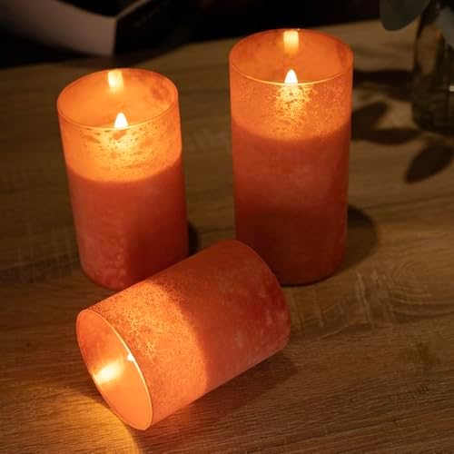 Mingfuxin Flameless Candles with Remote and Timer