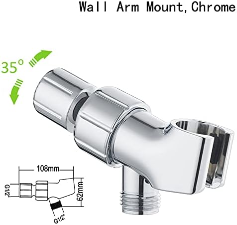 UWEREBFM Handheld Shower Head Set with Hose and Bracket
