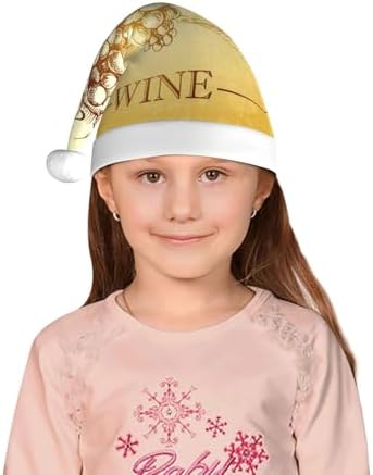 Salelf Bunch of Grapes Santa Hat for Kids