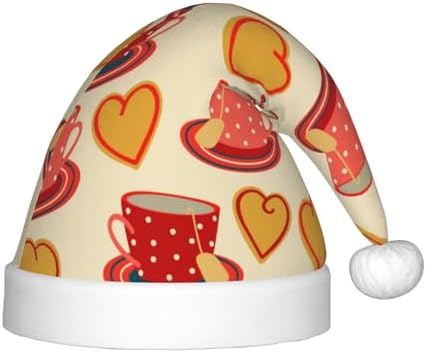 Salelf Kids Christmas Santa Hat Plush Holiday Headwear