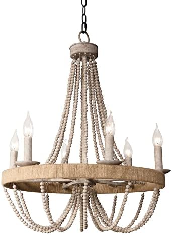 6 Light Candle Chandelier 217 Farmhouse Metal Dimmable