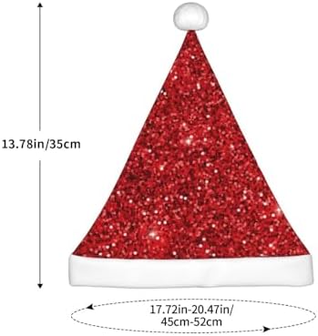 Red Glitter Santa Hat for Kids Baby Christmas Party Hat