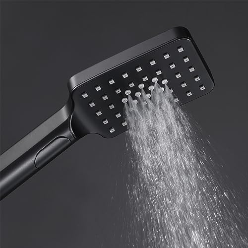 Matte Black Handheld Shower with 3 Functions