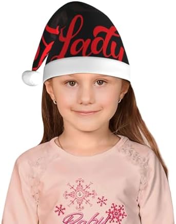 Salelf Lady Boss Santa Hat for Kids