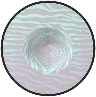 Jbyjbx Purple Blue Green Camouflage Zebra Stripes Witch Hat for Halloween Parties