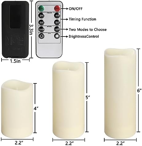 24-Pack LED Flameless Candles with Remote Control