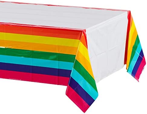 American Greetings Rainbow Party Table Covers 3 Pack