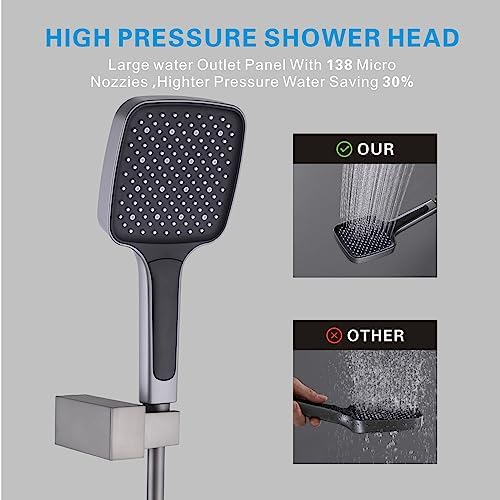 High Pressure Handheld Shower Head with 3 Modes