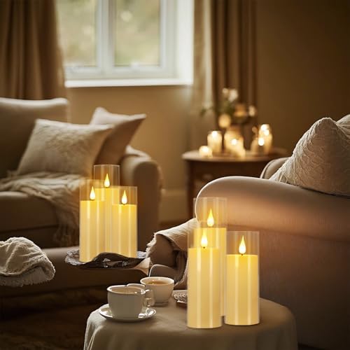 24-Pack A-Series Acrylic LED Flameless Candles with Remote Control
