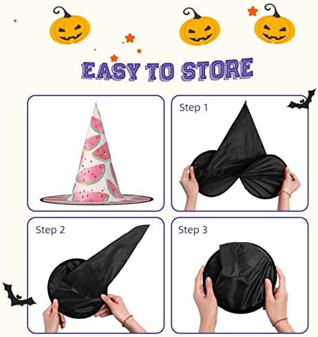 Watermelon Print Witch Hat for Halloween Parties