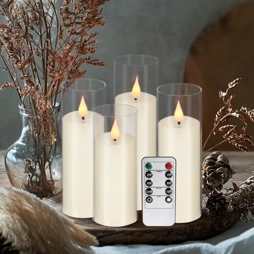 24-Pack A-Series Acrylic LED Flameless Candles with Remote Control