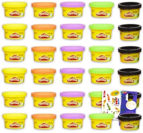 Play Doh 30 Pack - Party Favors with Temporary Tattoos