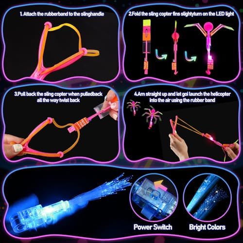 73PCS Glow in the Dark Party Supplies Set for Kids and Adults
