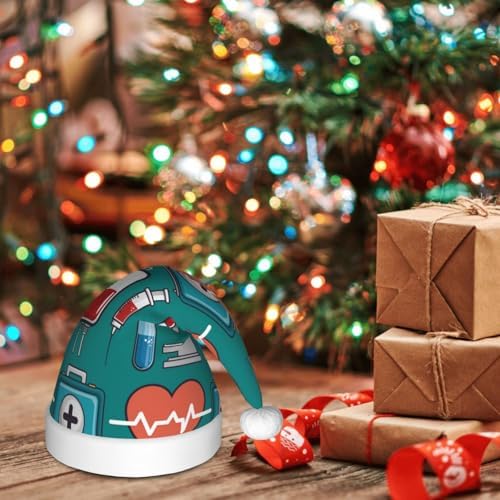 Salelf Medical Elements Santa Hat for Kids