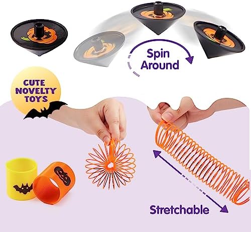 JOYIN Halloween Toy Gifts 144 PCS Trick or Treat Set