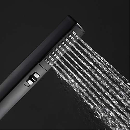 LMJYU Handheld Shower Head Set with 2 Functions Black