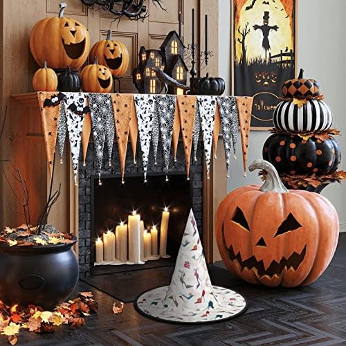 High Heel Shoes Print Witch Hat For Halloween Parties