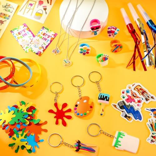 Tondiamo 206 Pcs Art Paint Party Favor Set
