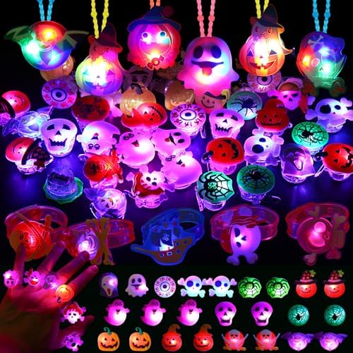 DIYASY 63 Pcs Halloween Party Favors Set