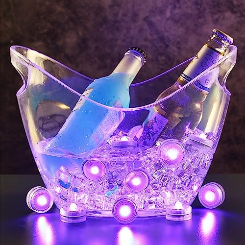 Purple Submersible LED Lights 12 Pack