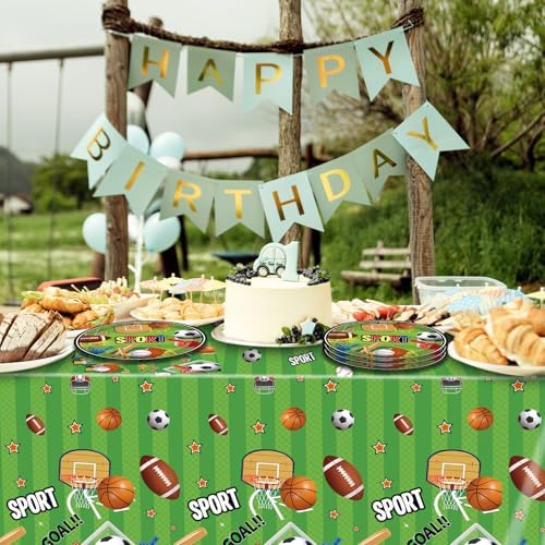 41Pcs Sports Themed Birthday Party Decorations Set