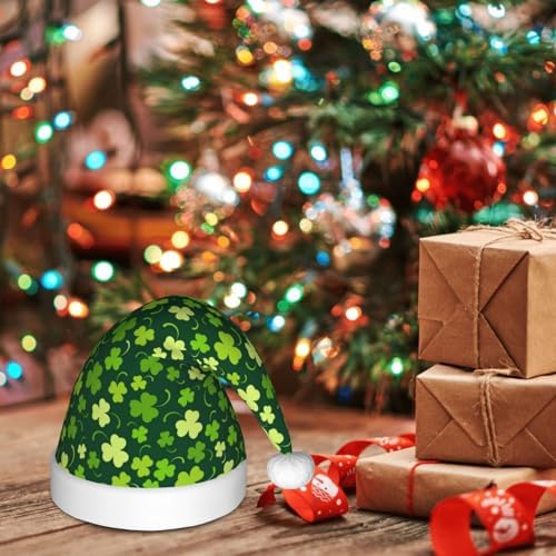 Happy St Patricks Day Santa Hat for Kids