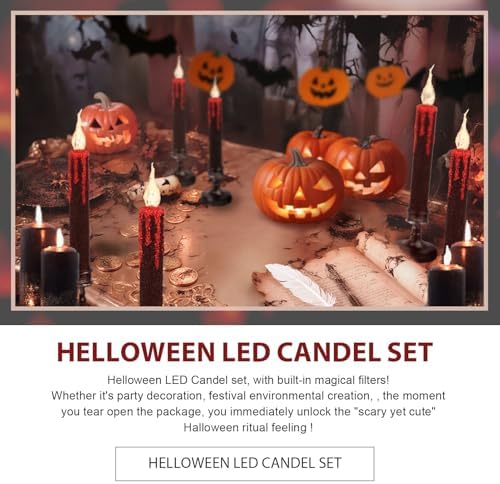 Nicrolandee Flameless Candles with Remote Control