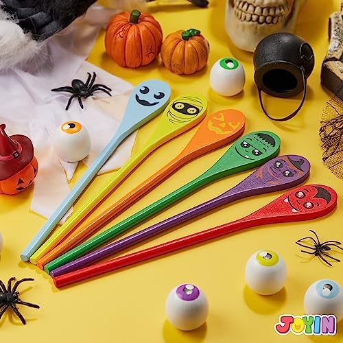 JOYIN Halloween Egg and Spoon Race Game Set