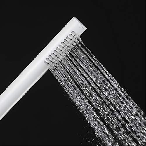 UWEREBFM Handheld Shower Head Set with 15M Hose and ABS Holder White