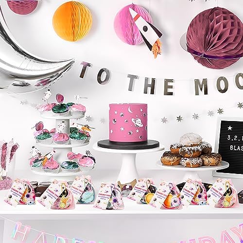 Pink Outer Space Party Favor Pack 84 Pieces