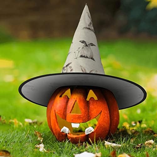 Festive Rabbit Themed Foldable Witch Hat For Parties And Holidays