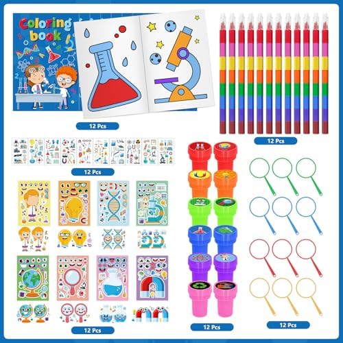 Cinrobiye 72 Piece Science Party Favor Set
