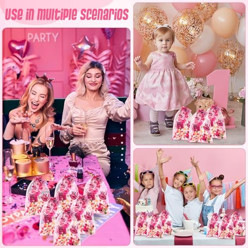 HyDren 194 Pcs Pink Girl Party Favor Pack