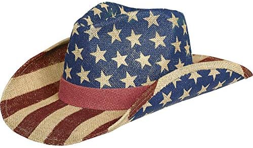 Amscan Patriotic Cowboy Hat 5x13 Multicolor